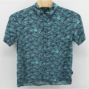 Margaritaville Hawaiian Shirt Men's Size M 100% Rayon Tropical Floral Aloha